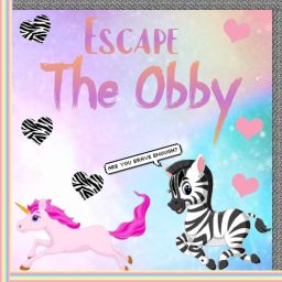 Zebra+Unicorn Obby!
