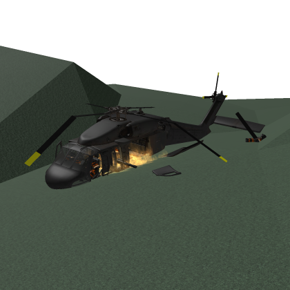 Crashed NTF heli