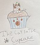 The cat in the cupcake