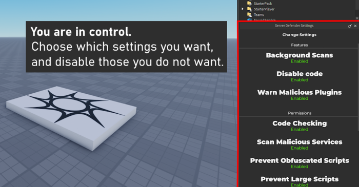Server Defender | OFFICIAL PLUGIN preview 3
