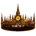 Gilded Solar Flare Sun-God Eye Crown