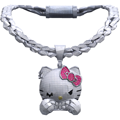 [3.0] Trendy Hello Kitty Iced Out Chain