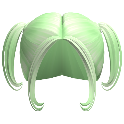 -',ৎ Preppy High Droop Pigtails in Green