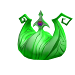 Neon Green Crazy Crown