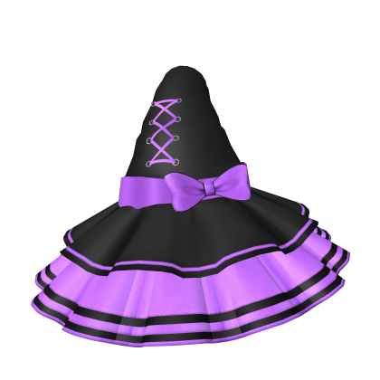 Halloween Witch Hat in Purple