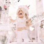{~Angel plays~}