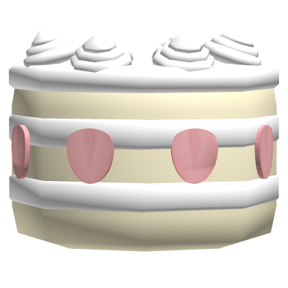 cute kawaii strawberry cake costume ♡ Roblox item