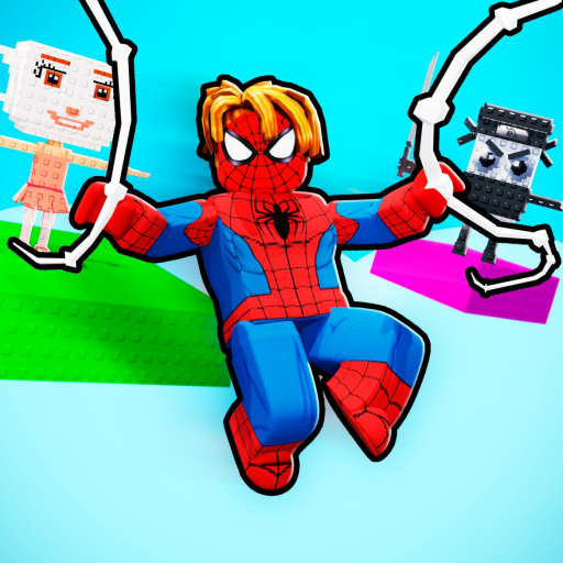 Obby but you're SPIDER-MAN 🕷️ official Roblox game thumbnail