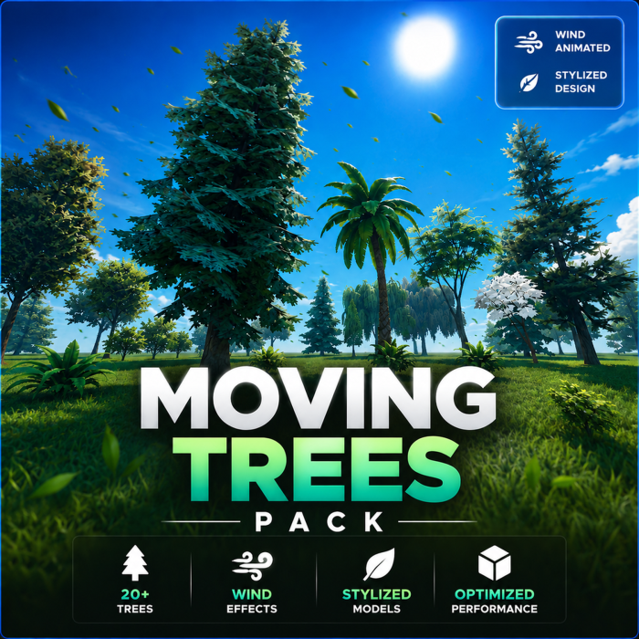 High Quality Realistic Moving Trees by Zelgraz preview 1