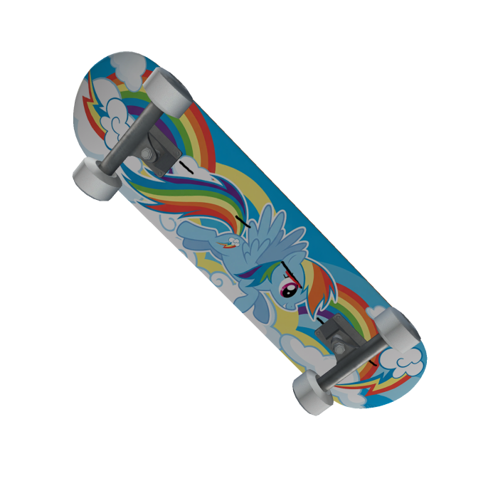 Rainbow Dash MLP Skateboard
