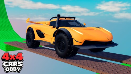 [🌍2 WORLD] 4x4 Cars Obby🔥