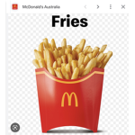 FRIES are so delicious
