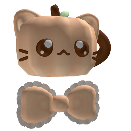 𐔌⋆ ୭ ˚. sweet little pumpkin kitty hairclip ꒱