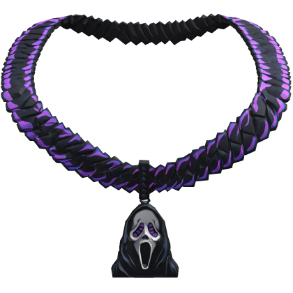 Iced Out Purple/Black Ghost Chain Halloween 1.0