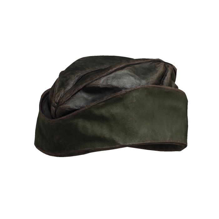 Worn Green Army Hat