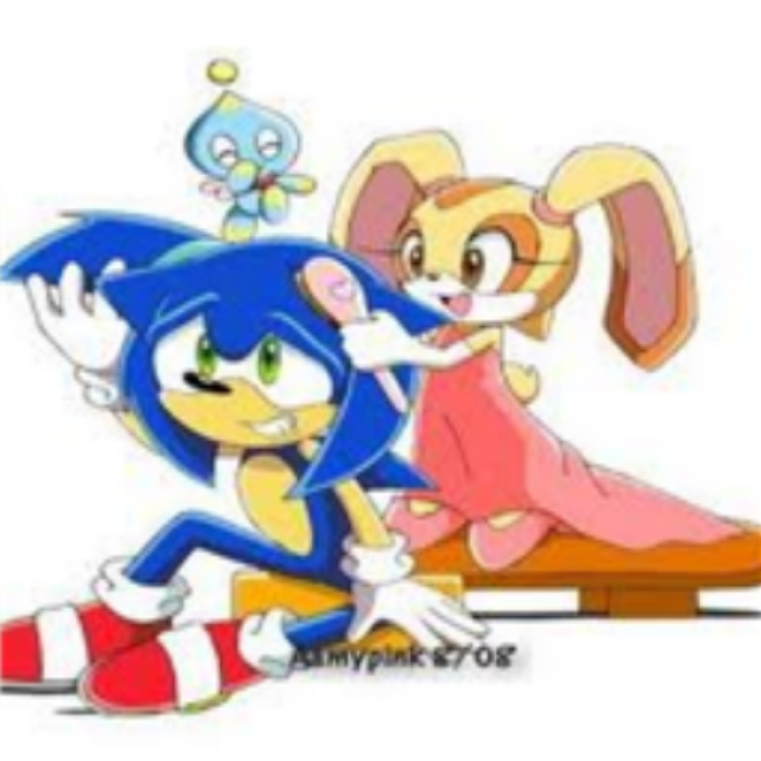 Cream Giving Sonic a Makeover Roblox decal