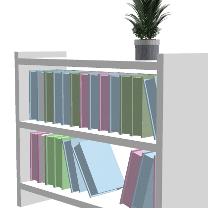 🎭 Cute Bookshelf Free Roblox Model Hd Detailed