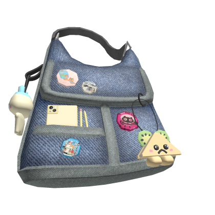 Harajuku Denim Cross Bag w/ Charms 3.0 Roblox item