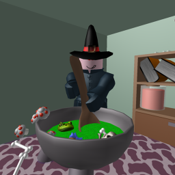 ESCAPE THE WITCH OBBY!! (UPDATED)