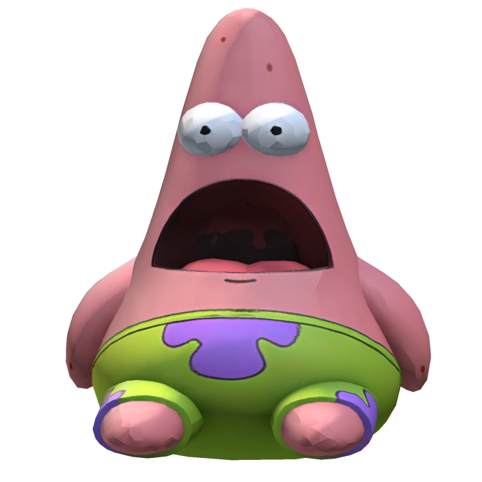 Funny Pat Sponge Bob Pink Meme Backpack 1.0