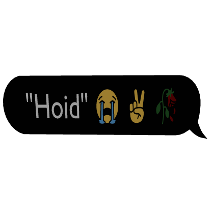 Hoid Sign with emojis
