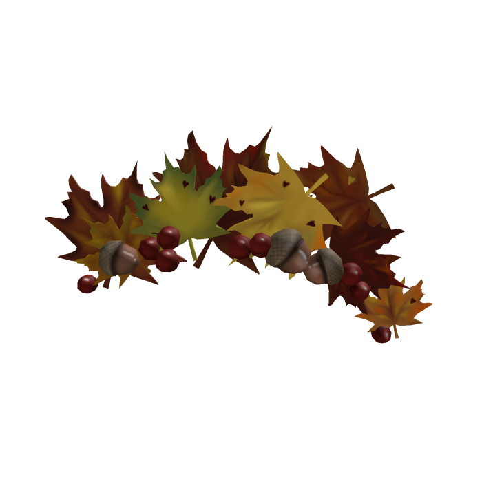 Autumn Fall leaves crown