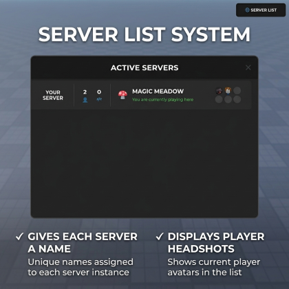 SERVER LIST SYSTEM