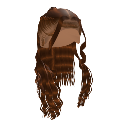 Half Up Braided Ponytail in Ginger Roblox item