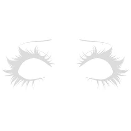 Cute detailed Eyelashes in White