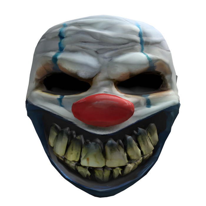Scary Smiling Clown Mask