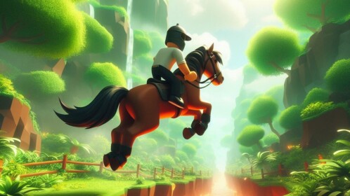 Obby on a Horse 🐎