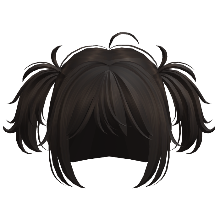 brown short girl hair