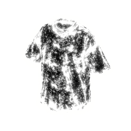 Glowing Emissive White Grunge Shirt