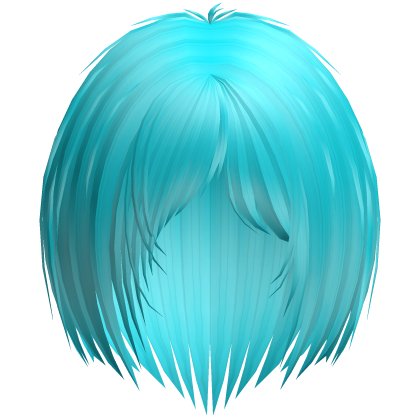 Goth Razor Cut Layered Bob (Ocean Blue) Roblox item
