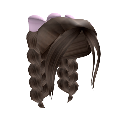 Cute Braided Pigtails - Brown Roblox item