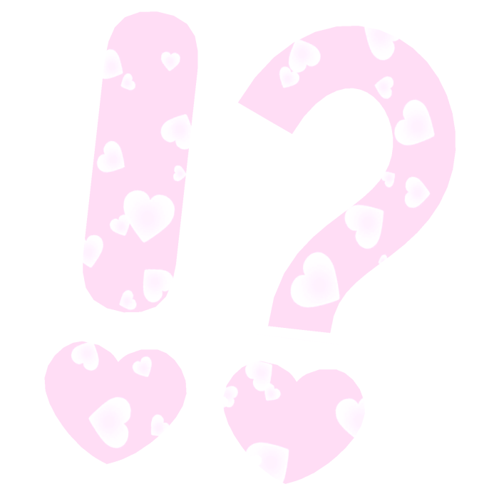 ♡ Cute Glowing Surprised Anime Sticker Hearts