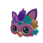 Furby DJ Neon Star Face Mask