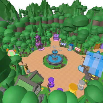Low poly simulator map