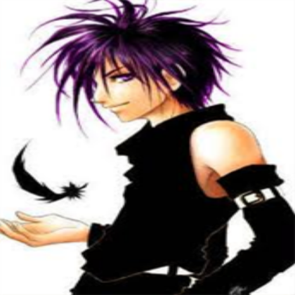 Purple hair -_- Roblox decal
