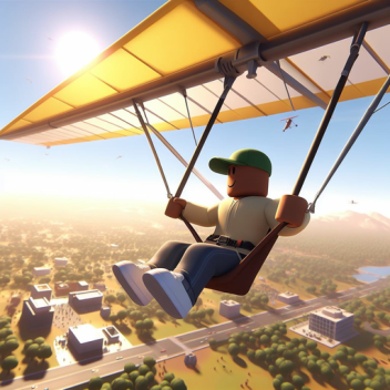 Obby but you're on a hang-glider