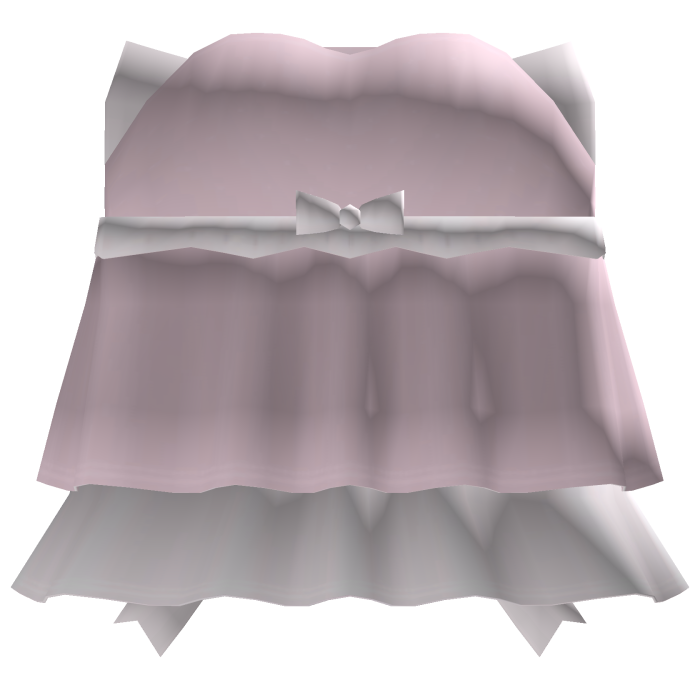 cute ruffled dress w/ bow pink