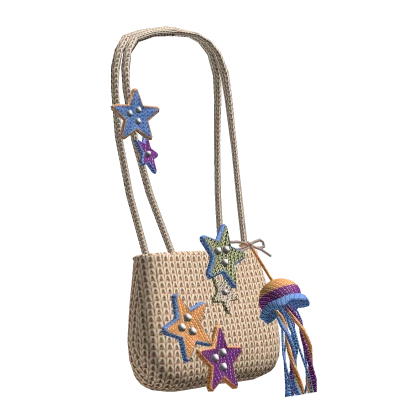 Crocheted Beige Beach Bag | Roblox Item - Rolimon's