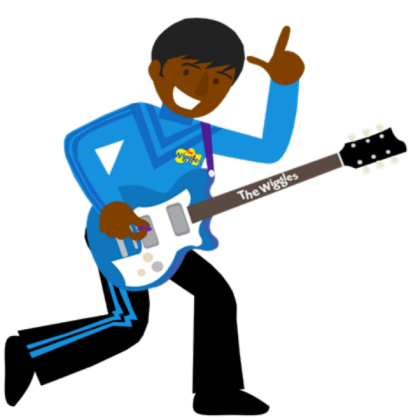 Cartoon Dylan playing Guitar Roblox decal