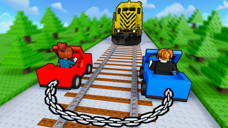 Chained Cars [2 Player Obby]