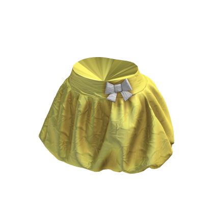 Yellow Ruffle Skirt