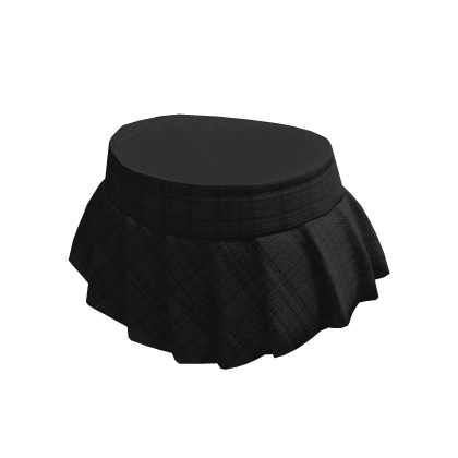 Plaid Black School Mini Skirt thumbnail