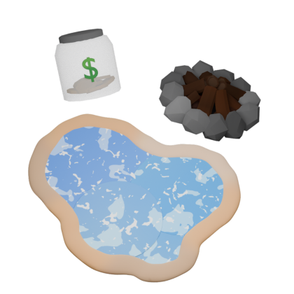 Low-Poly Nature Pack - Trees, Foliage, Rocks preview 3