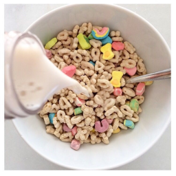pov your in a cerial bowl