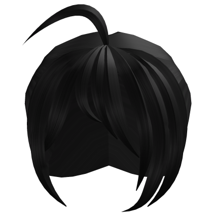 razor///chan pigtail (  // ✚ 人；) base black Roblox item