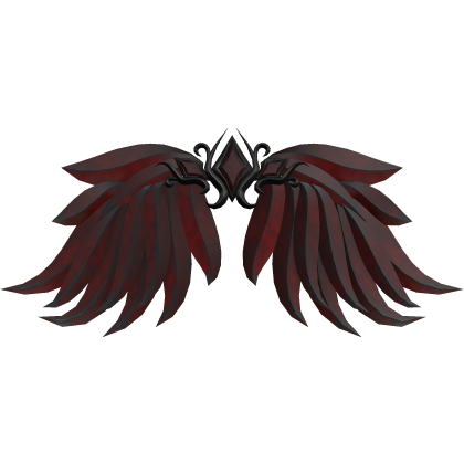 Divine Fallen Angel Wings - Red/Black Roblox item